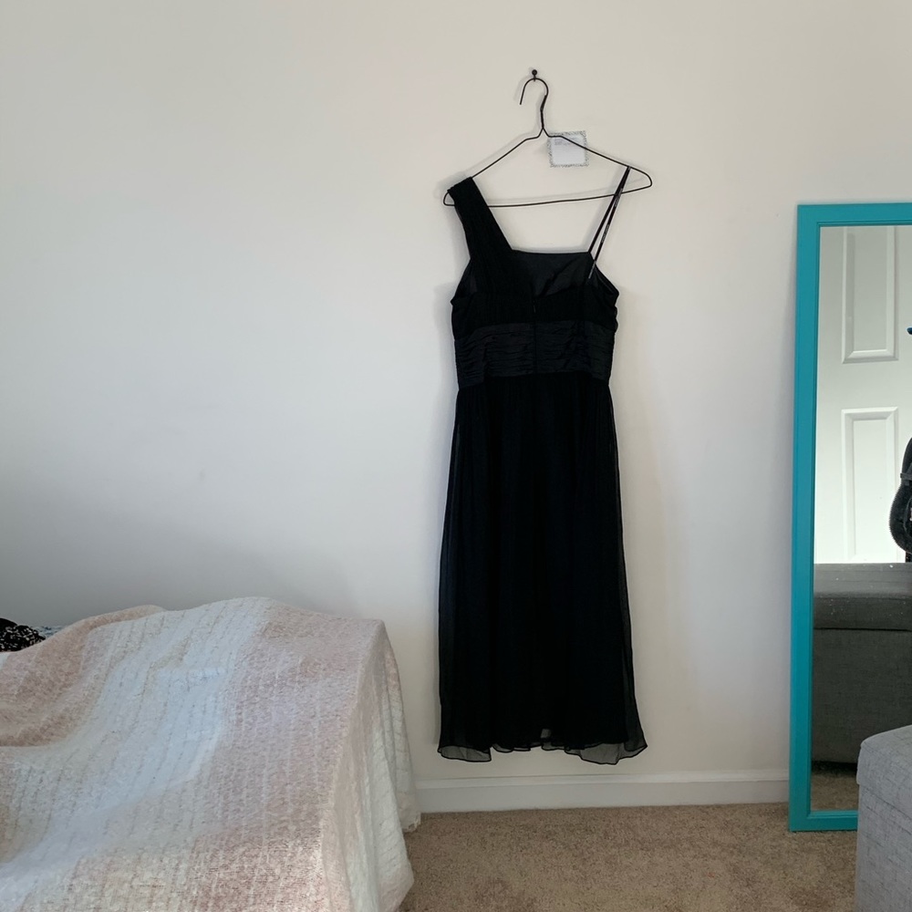 Black one shoulder Maggy London dress size 6